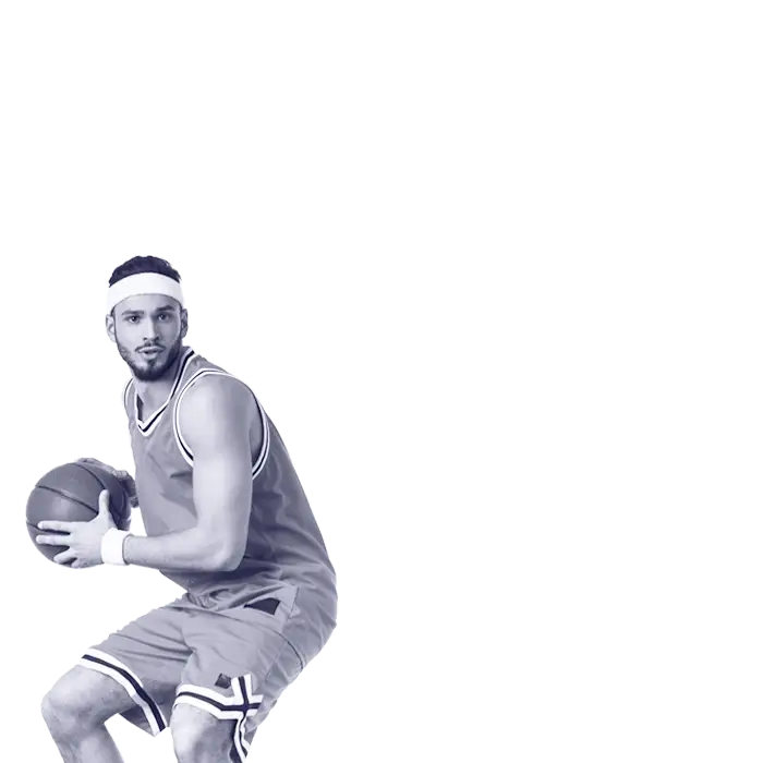 Basketballspieler in Spielposition – BG Ober-Ramstadt e.V.